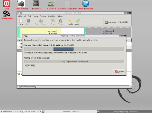 Applying Resize