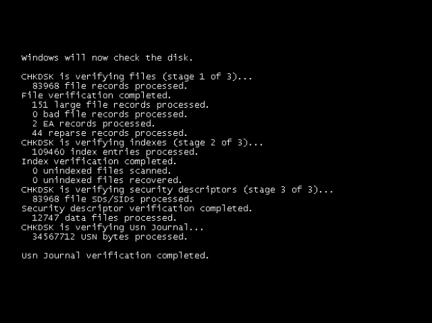 chkdsk 2