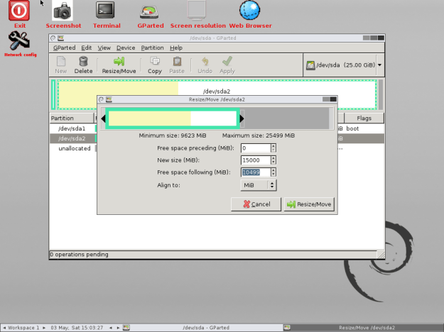 Resizing